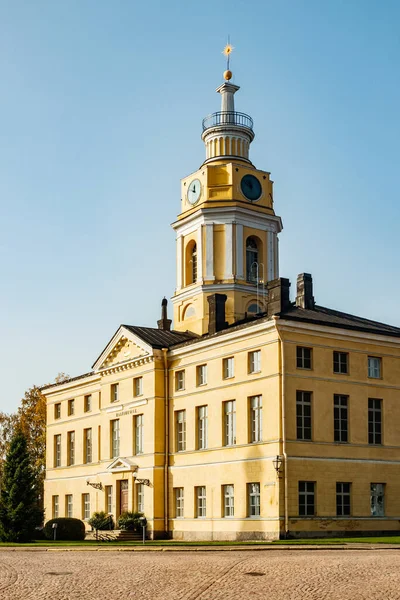 Altes Rathaus Von Hamina Einem Sonnigen Herbsttag Finnland — Stockfoto