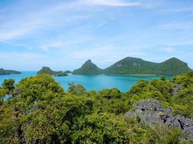 Jungle covered islands of Ang Thong Marine Park