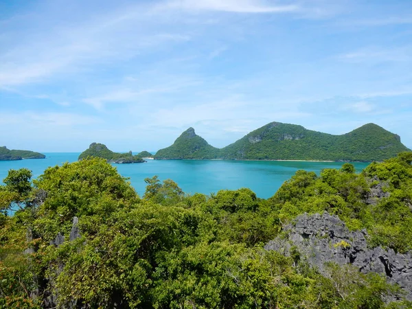 Jungle covered islands of Ang Thong Marine Park
