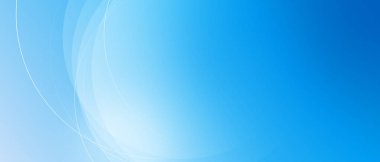 İş sunum duvar kağıdı için boş alanı olan eğrinin mavi arkaplanı