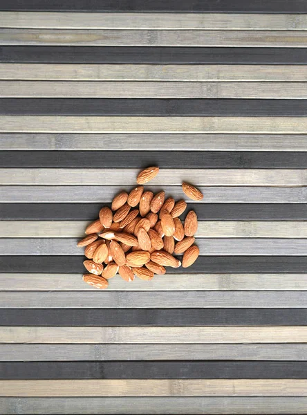 Arka plan görüntüsü için sağlıklı gıda kadar badem fındık kapatın. Doku