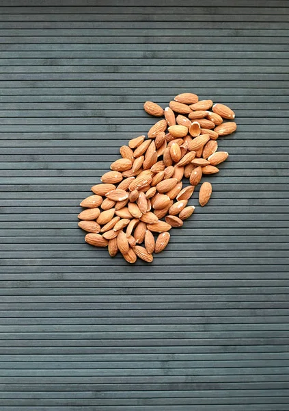 Arka plan görüntüsü için sağlıklı gıda kadar badem fındık kapatın. Doku