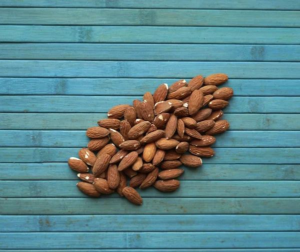 Arka plan görüntüsü için sağlıklı gıda kadar badem fındık kapatın. Doku