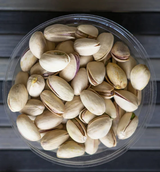 Healthy Food Background Image Close Pistachios Nuts Texture Top View — Stock Photo, Image