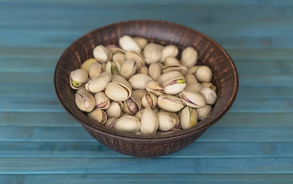 Healthy Food Background Image Close Pistachios Nuts Texture White Grey — Stock Photo, Image