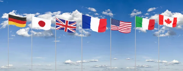 Zwaaiende USA vlag. 3D-illustratie voor uw ontwerp. -Illustratie — Stockfoto