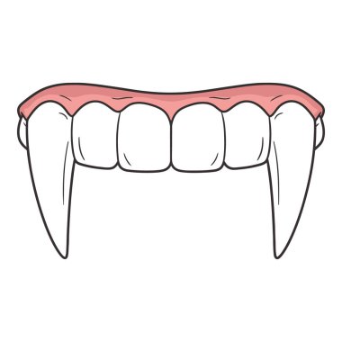 Cadılar Bayramı Eğlencesi İçin Ürkütücü Vampir dişleri