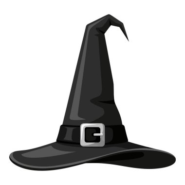 Klasik Kara Cadı Şapkası Cadılar Bayramı Aksesuar Dekorasyonu