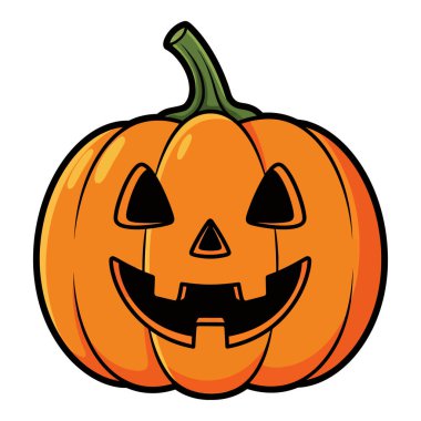 Ürkütücü Cadılar Bayramı Jack o Fener Korkunç bir sırıtışla oyulmuş Balkabağı