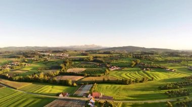 Kırsal Arazinin Havadan Görünümü