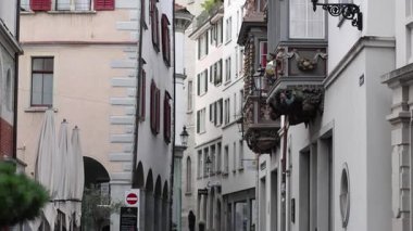 Bruges, Kuzey Belçika 'daki eski şehir manzarası