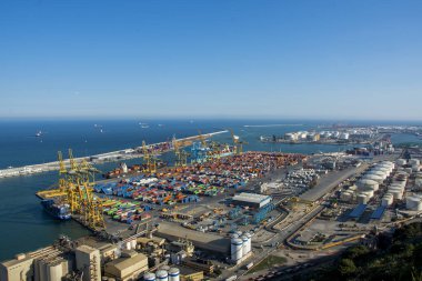Barcelona 'daki büyük deniz limanı