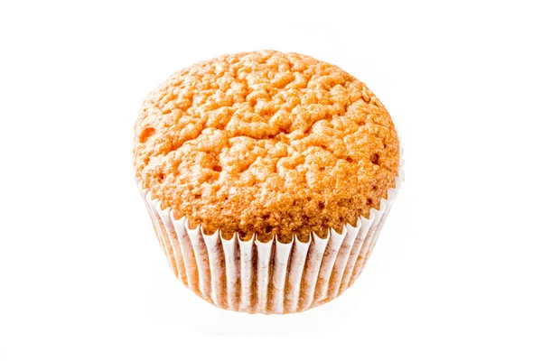 Hausgemachte Muffin Isoliert Auf Weißem Hintergrund — Stockfoto
