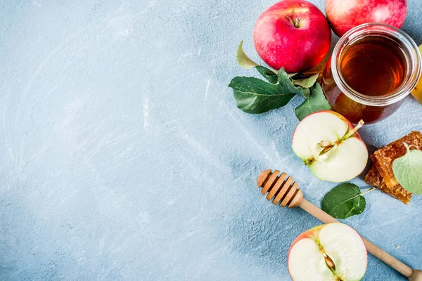 Hari Raya Yahudi Rosh Hashanah Atau Konsep Hari Raya Apel — Stok Foto