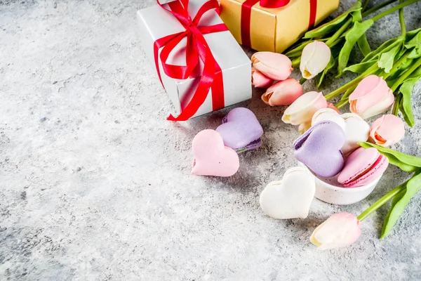 Antecedentes Para Feriado Cartão Saudação Valentine Presente Dia Dos Namorados — Fotografia de Stock