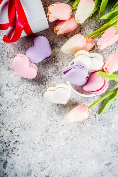 Antecedentes Para Feriado Cartão Saudação Valentine Presente Dia Dos Namorados — Fotografia de Stock