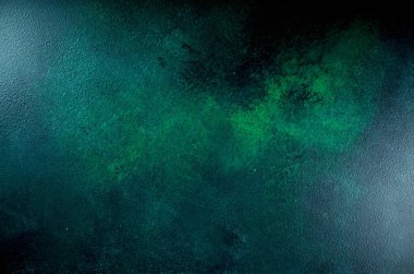 Koyu Yeşil Beton arka plan üstten görünüm kopya alanı için mesaj