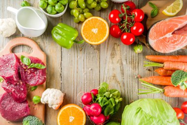 Flexitarian diyet arka plan