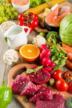 Flexitarian diyet arka plan