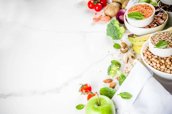 Buen alimento rico en fibra de carbohidratos — Foto de Stock