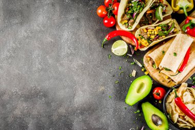 Meksika yemeği kavramı. Cinco de Mayo gıda.