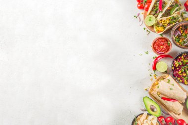 Meksika yemeği kavramı. Cinco de Mayo gıda.