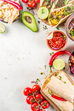 Meksika yemeği kavramı. Cinco de Mayo gıda.