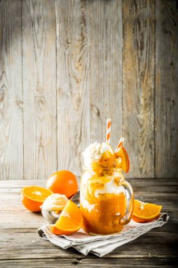Orange Soda dondurma kokteyl