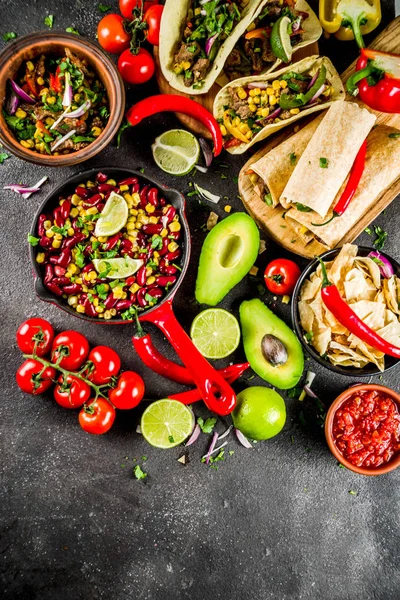 Conceito de comida mexicana. Cinco de Mayo comida . — Fotografia de Stock