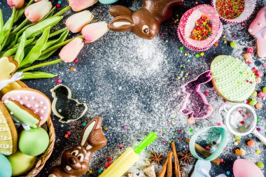 Paskalya pişirme fırın arka plan