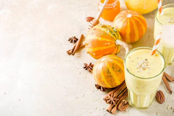 Würziger Kürbis-Smoothie — Stockfoto