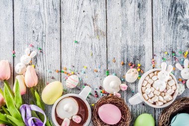 Paskalya komik sıcak çikolata