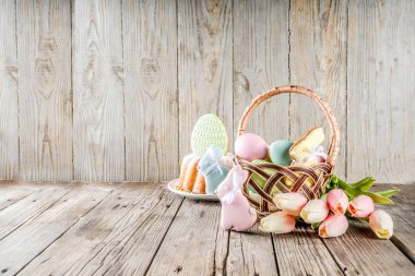 Paskalya tatil tebrik arka plan