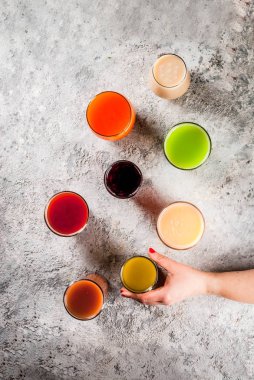 Farklı suları ve smoothies