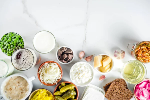 Süper sağlıklı probiyotik gıda kaynakları fermente