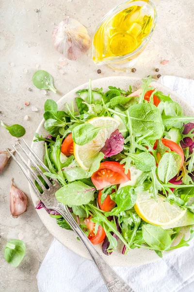 Ensalada de primavera con verduras — Foto de Stock