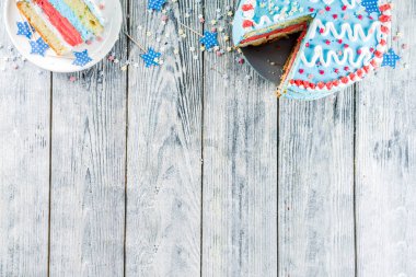 Ev yapımı Amerikan Bağımsızlık günü pastası