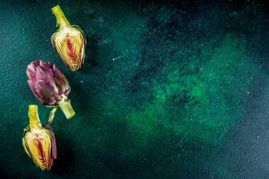 Taze organik enginar çiçek