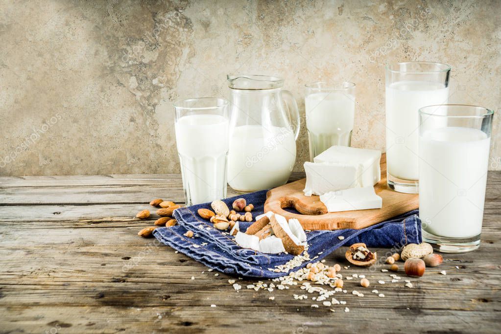 Non-dairy milk food concept