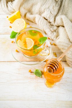 Topalak, nane ve bal çayı