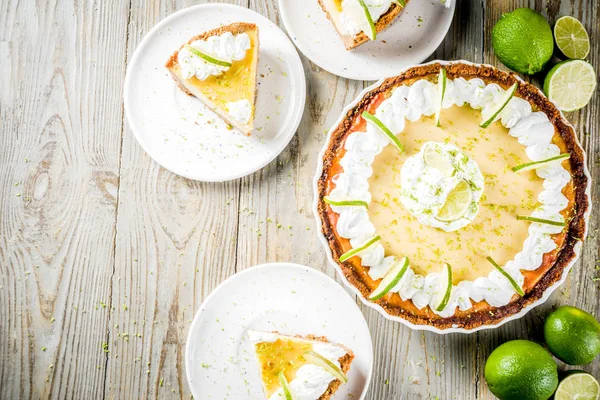 Homemade key lime pie — Stock Photo, Image