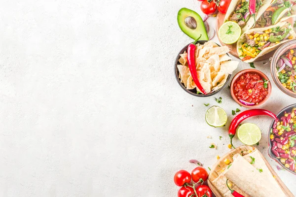 Meksika yemeği kavramı. Cinco de Mayo gıda.