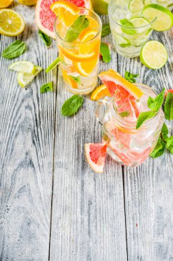 Narenciye limonata veya Mojito dört tür 