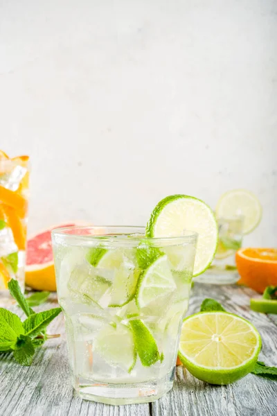 Narenciye limonata veya Mojito dört tür 