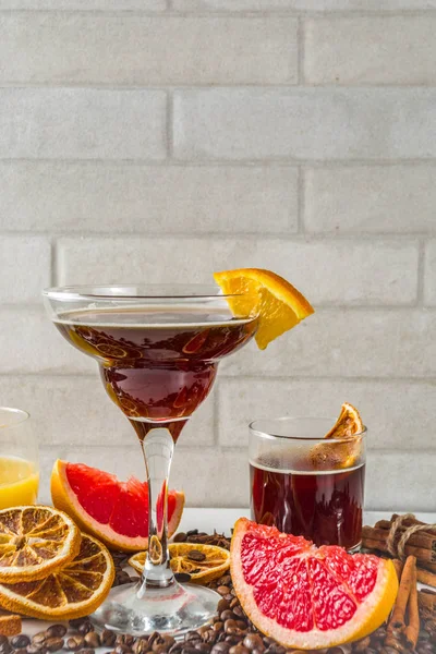 Negroni-Kaffee-Cocktail — Stockfoto