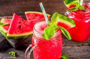 Soğuk yaz karpuz Smoothie