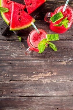 Soğuk yaz karpuz Smoothie