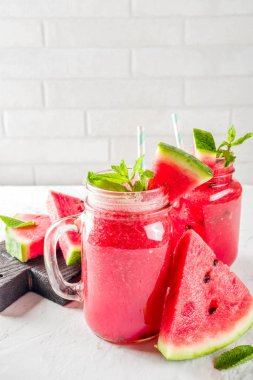 Soğuk yaz karpuz Smoothie