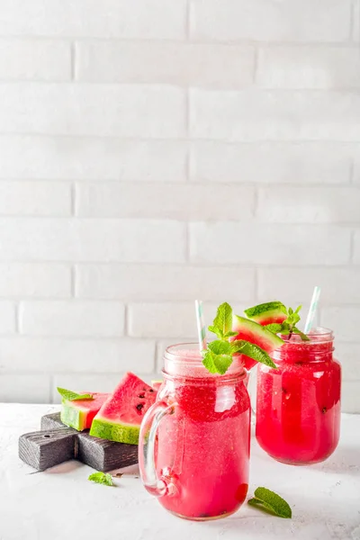 Batido de sandía de verano frío — Foto de Stock