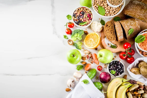 Goede koolhydraten vezel rijk voedsel — Stockfoto